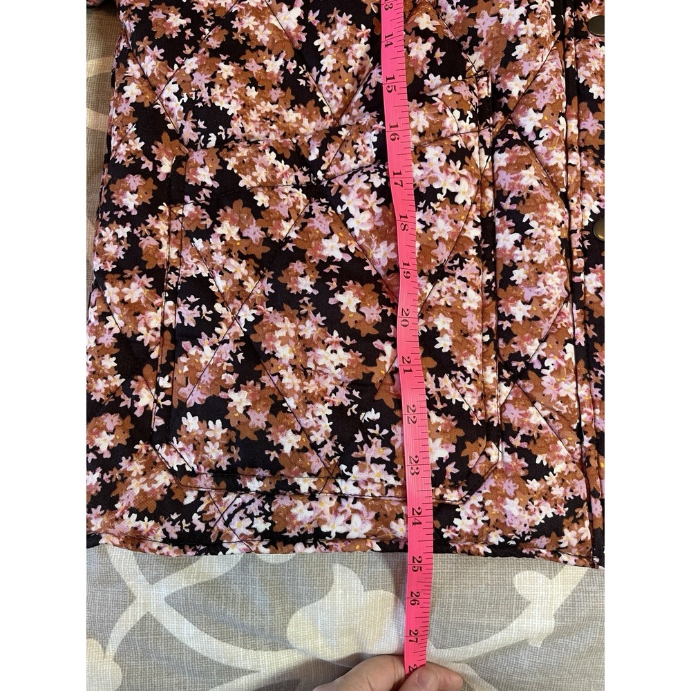 Social Standard By Sanctuary Women's Medium Floral Quilted Twill Jacket Western - Picture 5 of 8